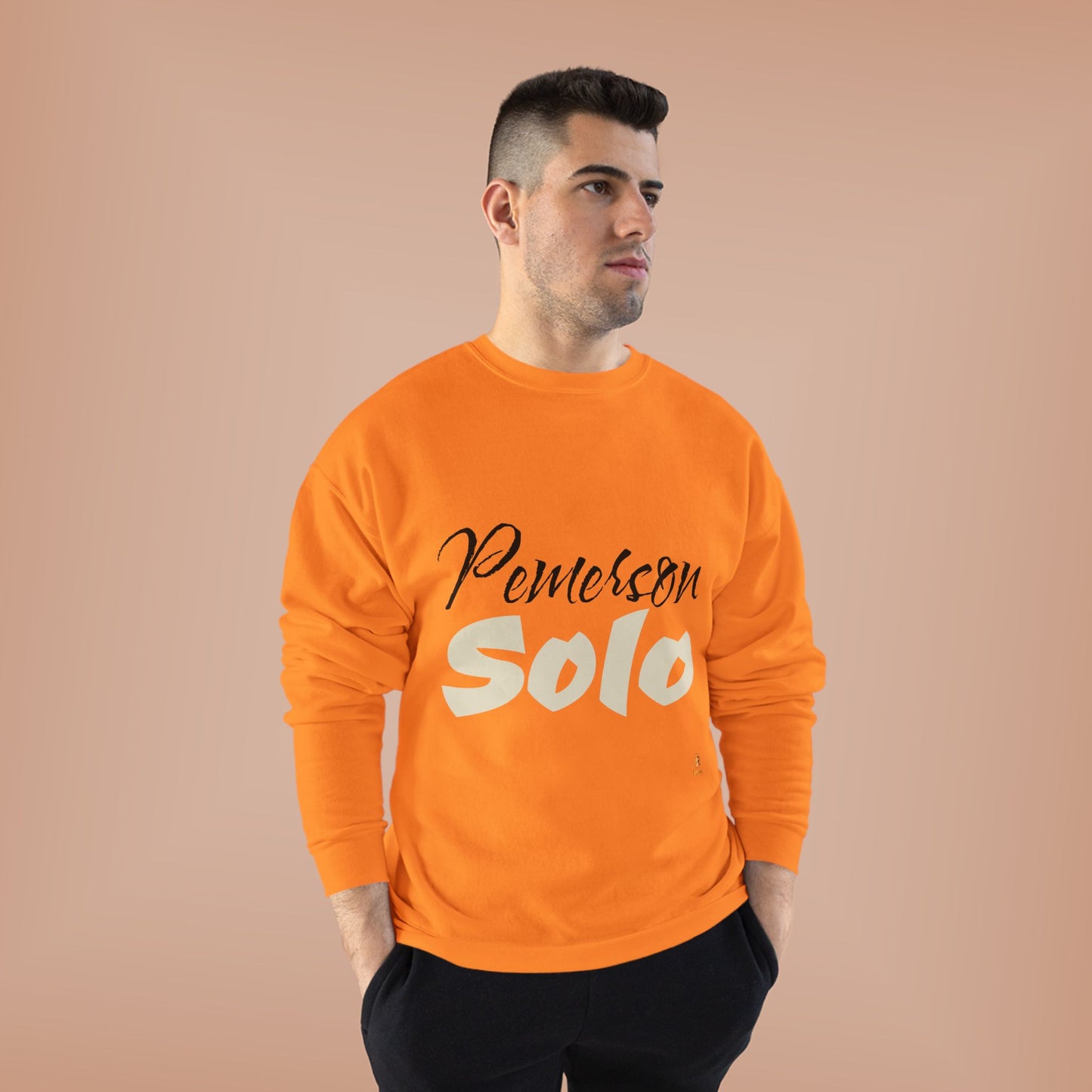 Copy of Colorful "Solo" Eco-Friendly Crewneck Sweatshirt for Casual Wear