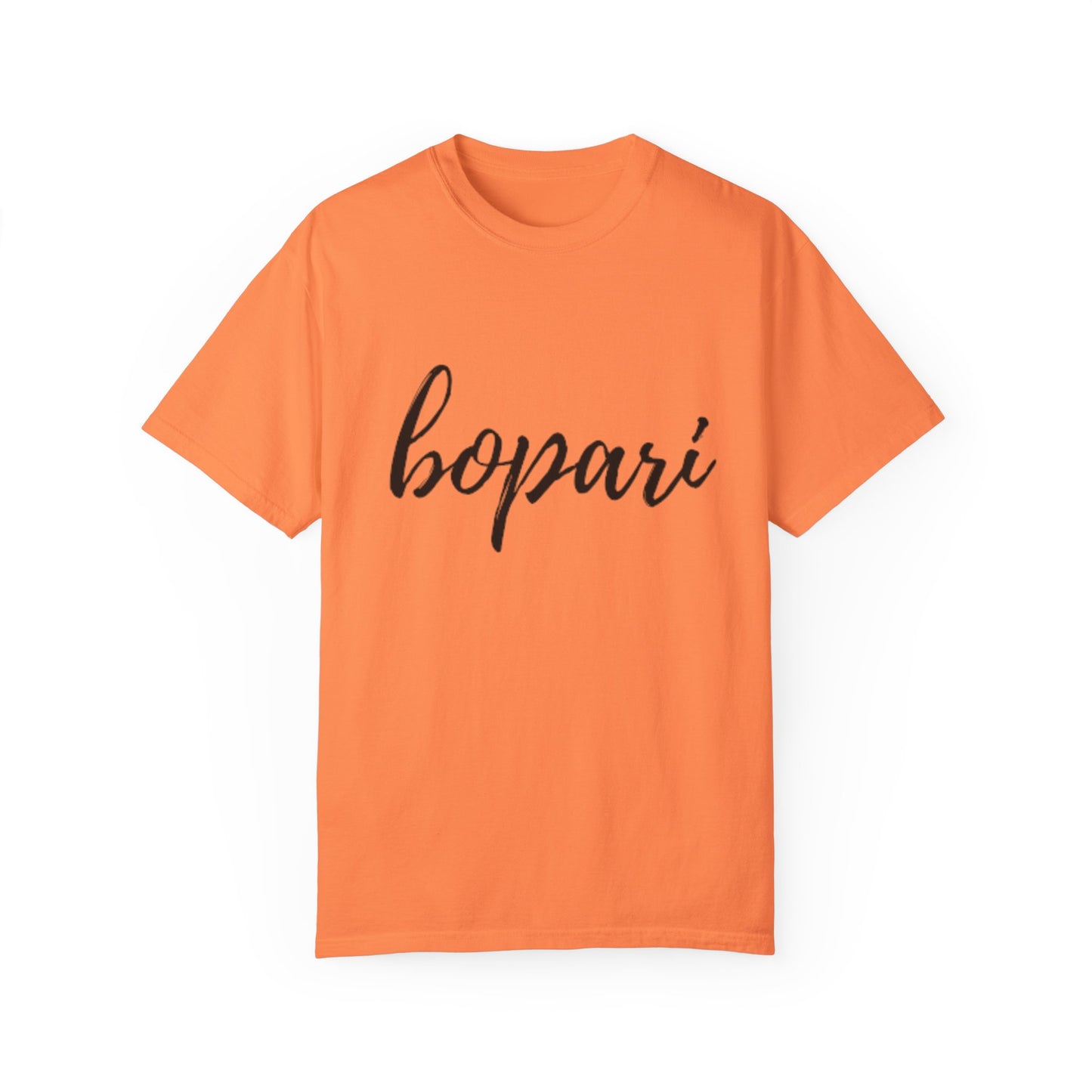 Unisex Garment-Dyed T-Shirt - "Bopari" Design - Casual Chic