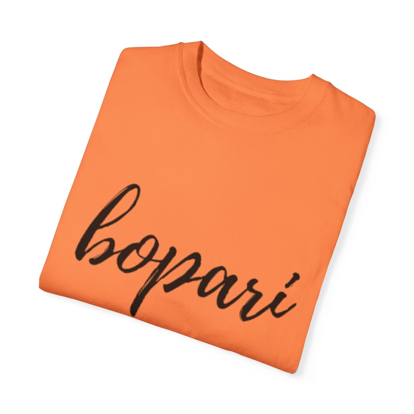 Unisex Garment-Dyed T-Shirt - "Bopari" Design - Casual Chic