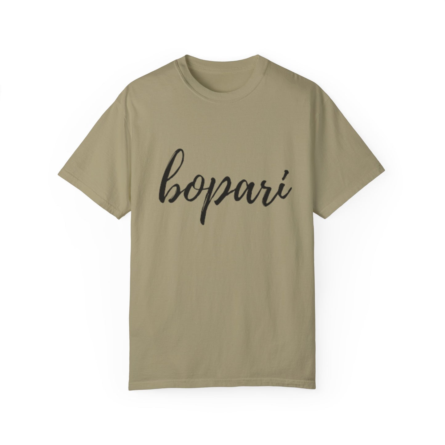 Unisex Garment-Dyed T-Shirt - "Bopari" Design - Casual Chic