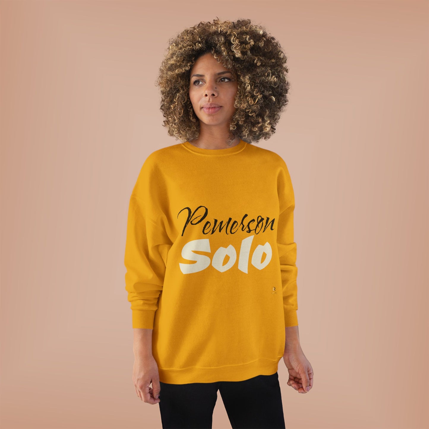 Copy of Colorful "Solo" Eco-Friendly Crewneck Sweatshirt for Casual Wear