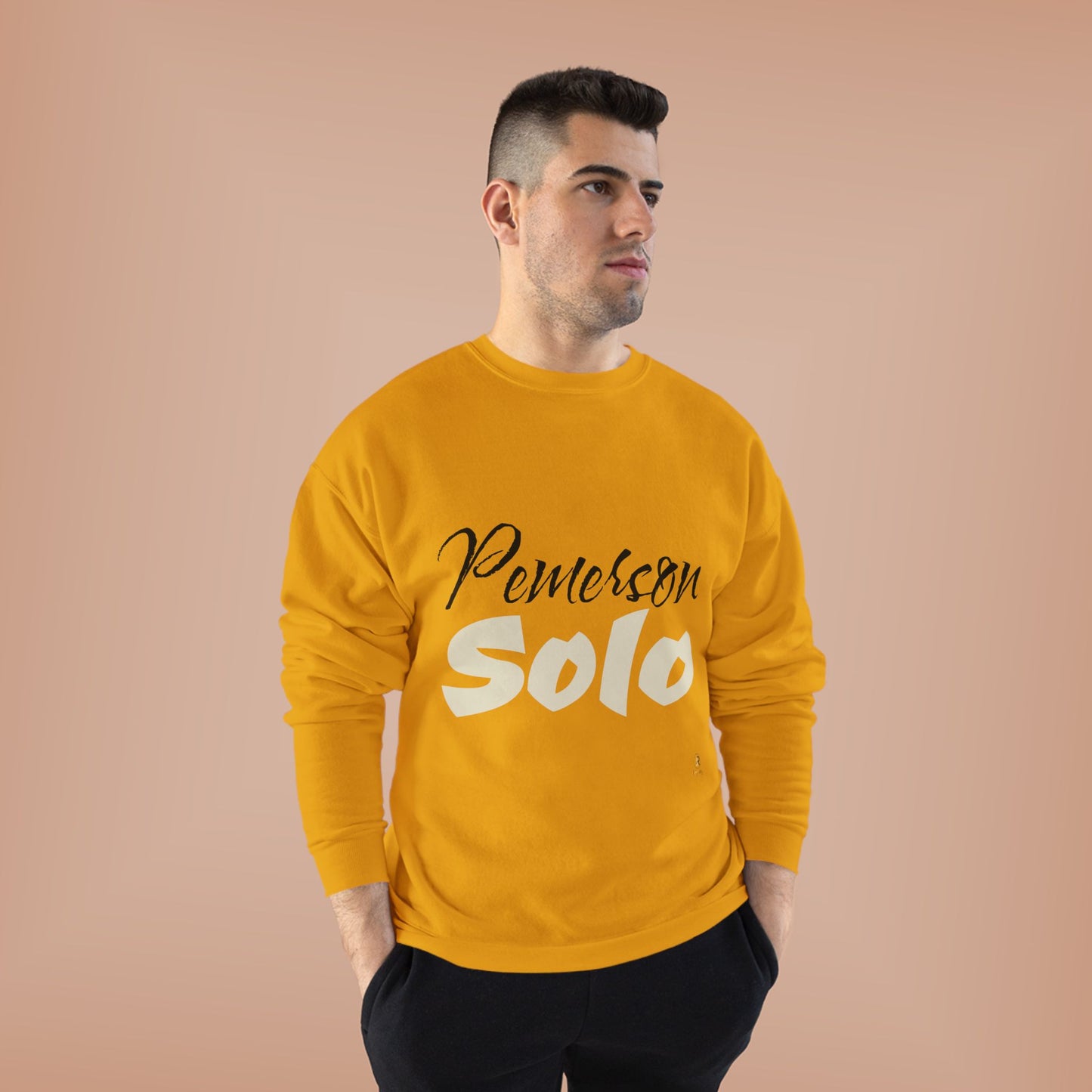 Copy of Colorful "Solo" Eco-Friendly Crewneck Sweatshirt for Casual Wear