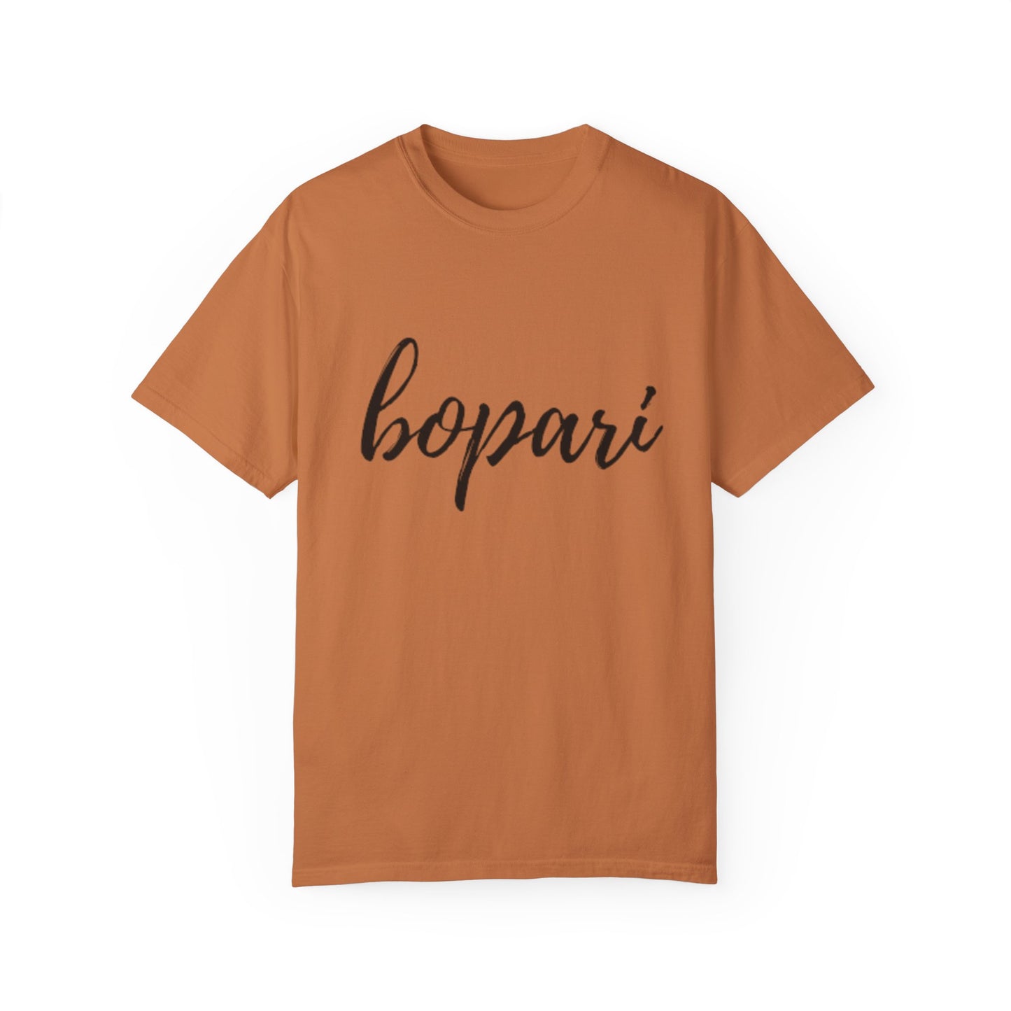 Unisex Garment-Dyed T-Shirt - "Bopari" Design - Casual Chic