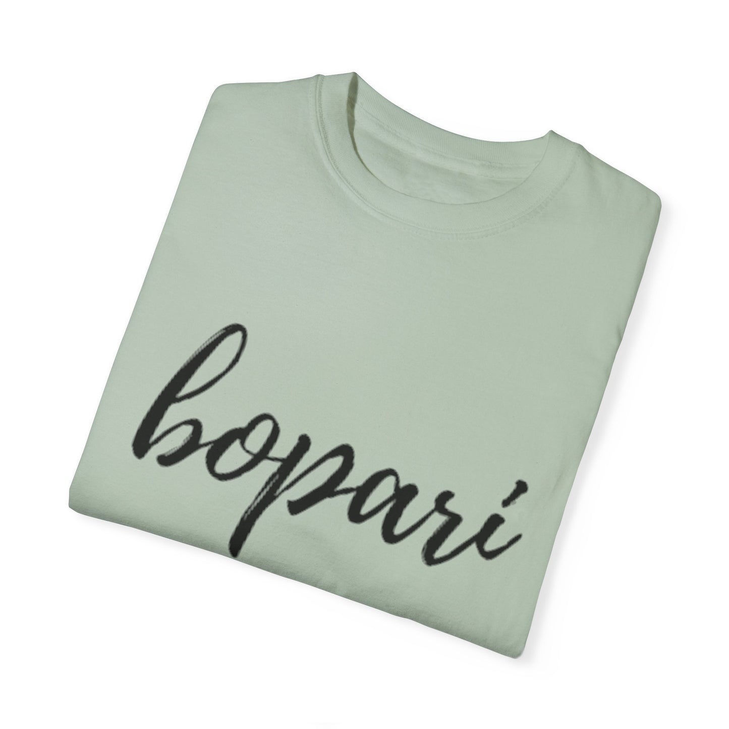 Unisex Garment-Dyed T-Shirt - "Bopari" Design - Casual Chic