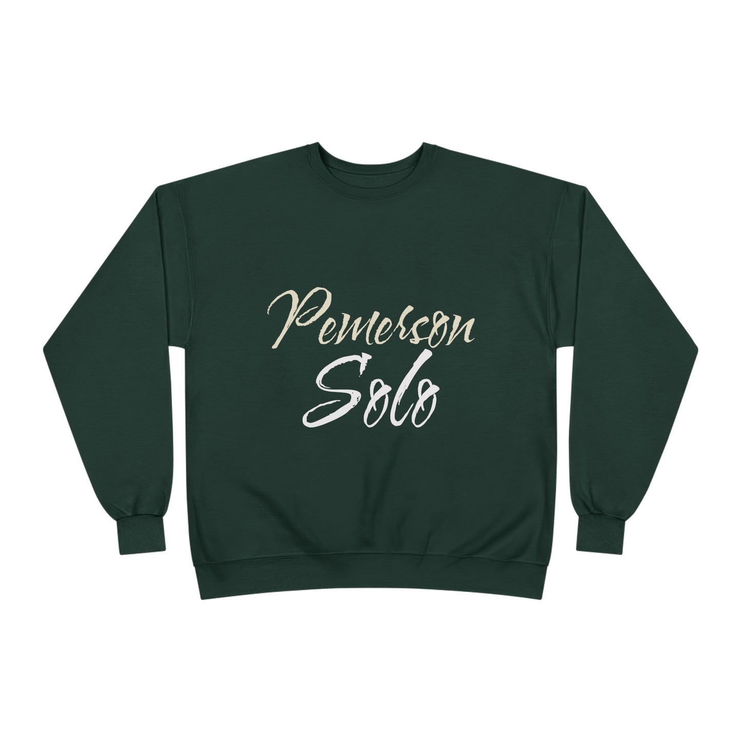 Eco-Friendly Crewneck Sweatshirt - 'Pemerson Solo' Design