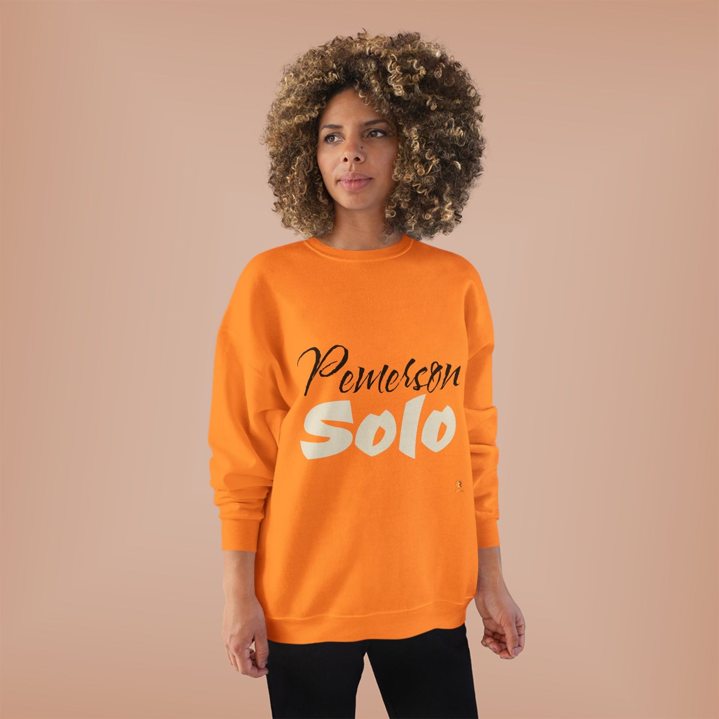 Copy of Colorful "Solo" Eco-Friendly Crewneck Sweatshirt for Casual Wear