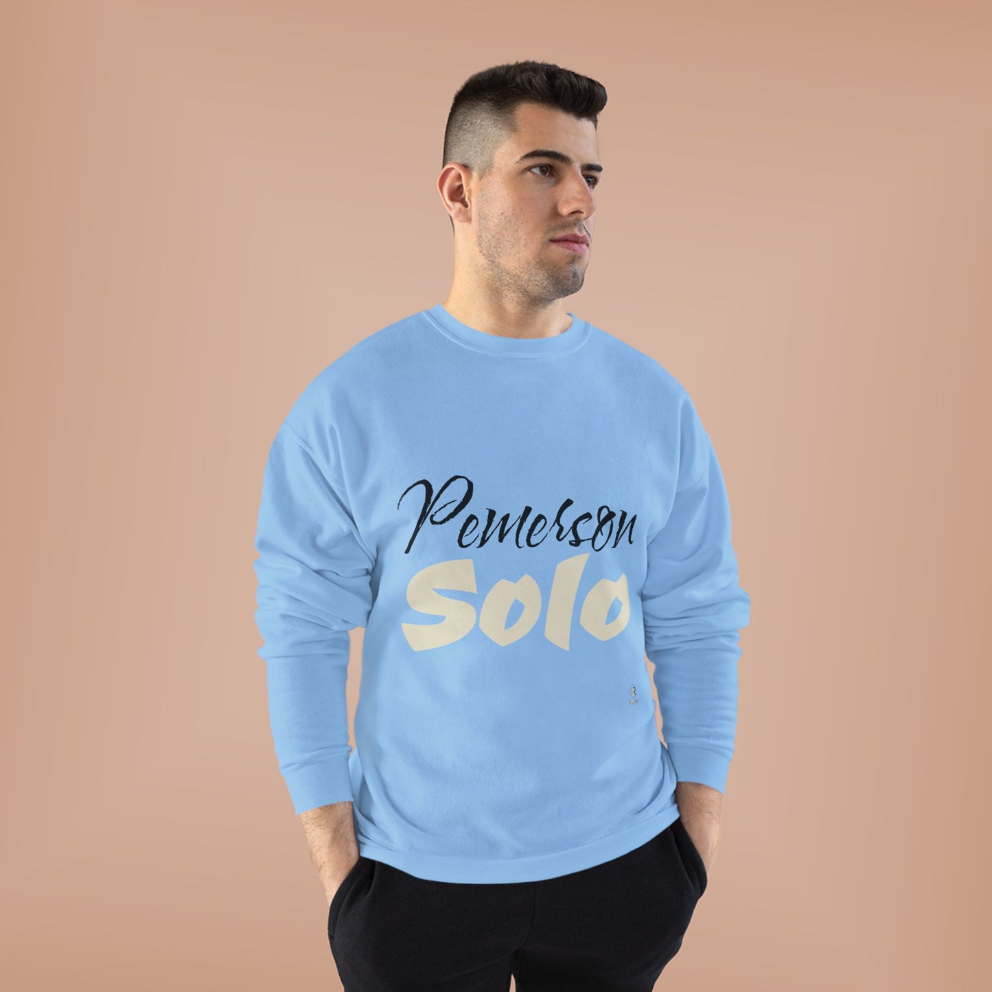Copy of Colorful "Solo" Eco-Friendly Crewneck Sweatshirt for Casual Wear