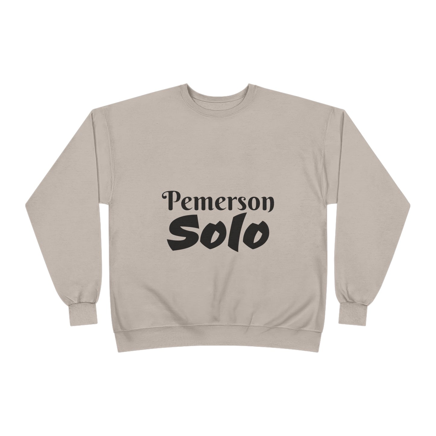 Eco-Friendly Crewneck Sweatshirt - 'Pemerson Solo' Design