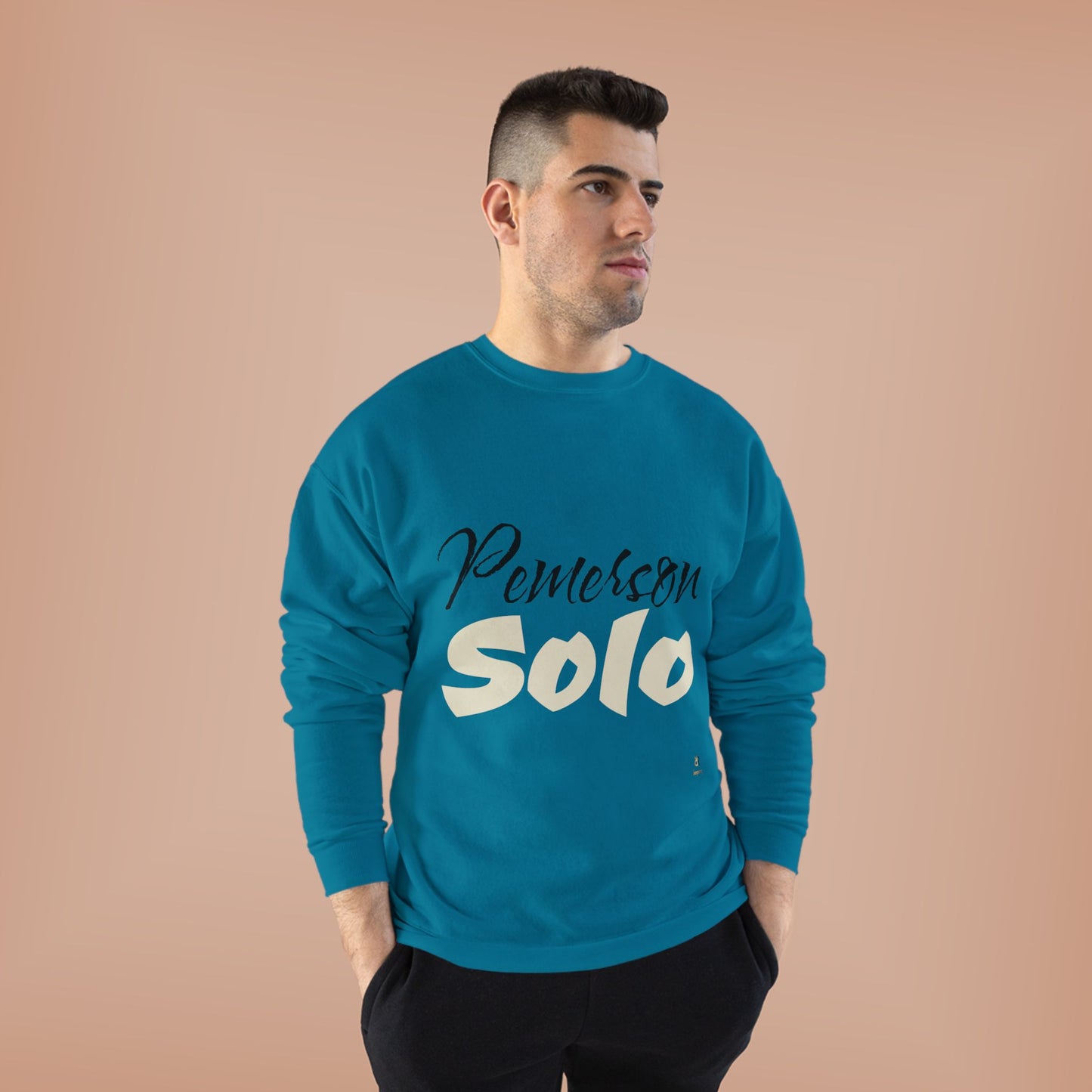 Copy of Colorful "Solo" Eco-Friendly Crewneck Sweatshirt for Casual Wear