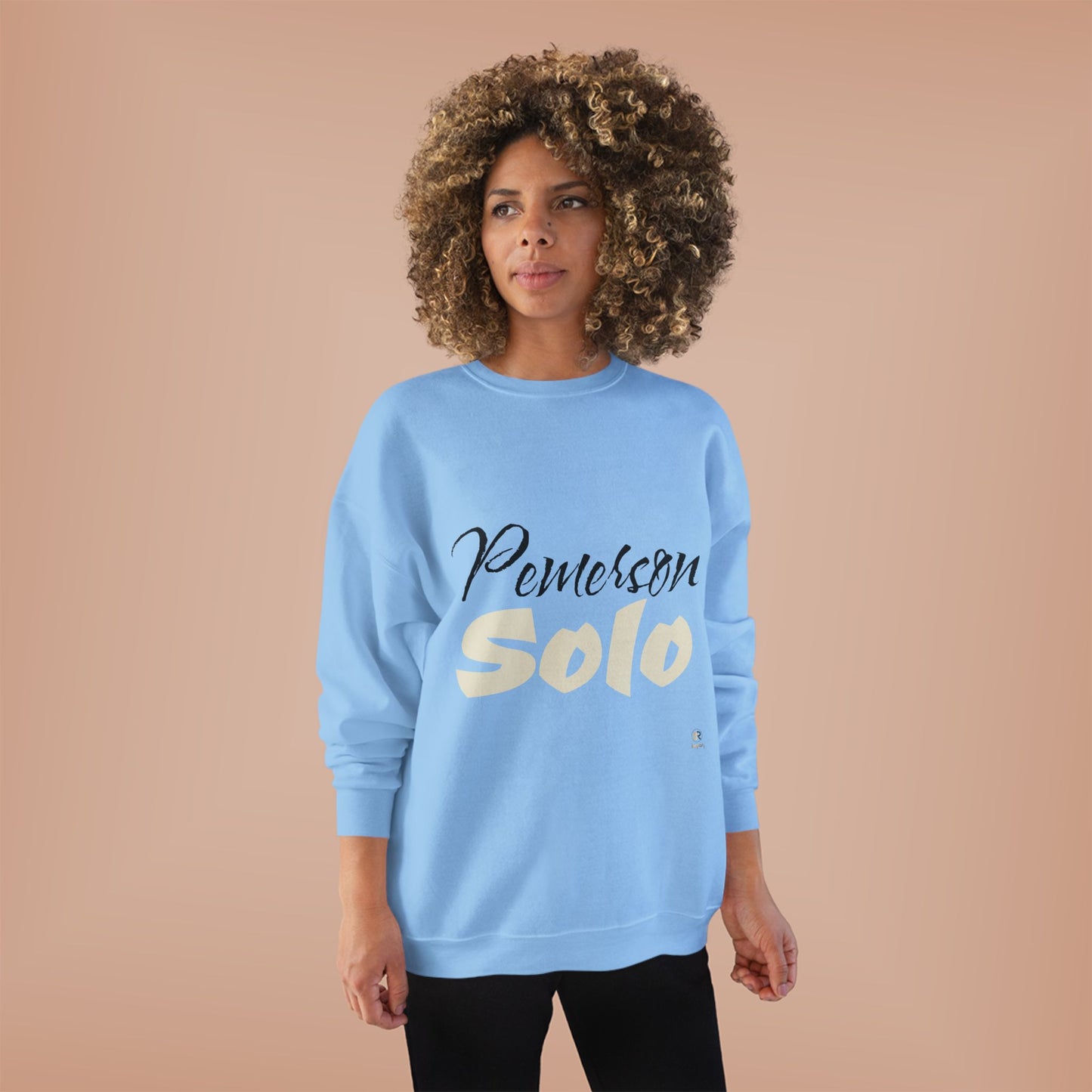 Copy of Colorful "Solo" Eco-Friendly Crewneck Sweatshirt for Casual Wear