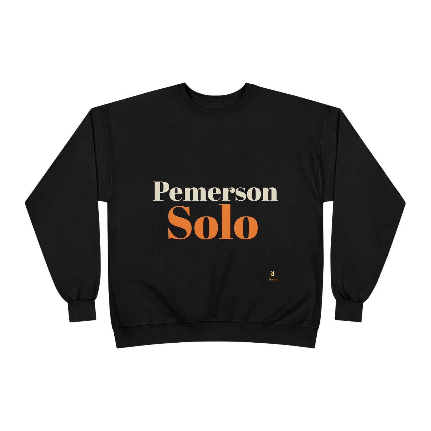 Eco-Friendly Crewneck Sweatshirt - 'Pemerson Solo' Design