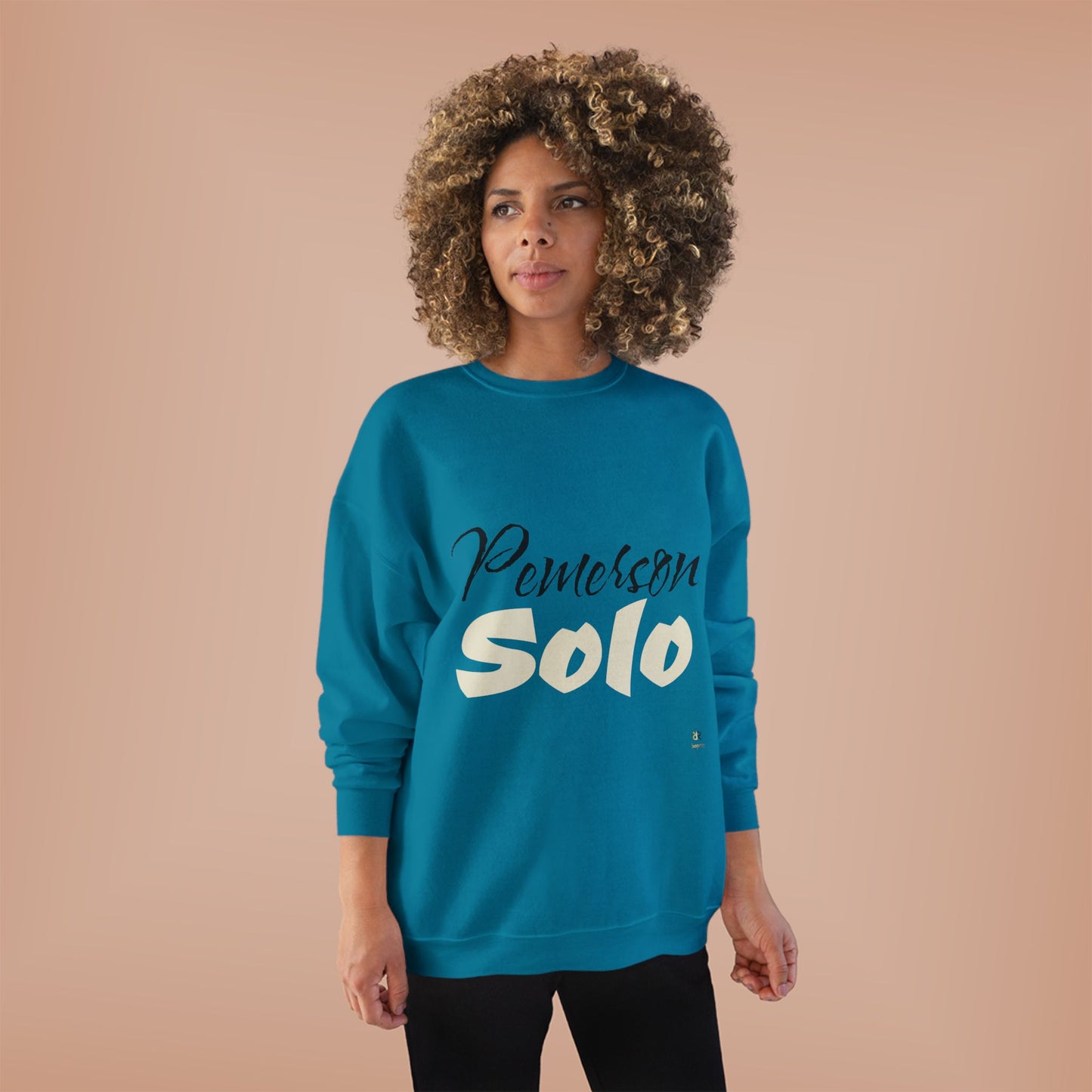 Copy of Colorful "Solo" Eco-Friendly Crewneck Sweatshirt for Casual Wear