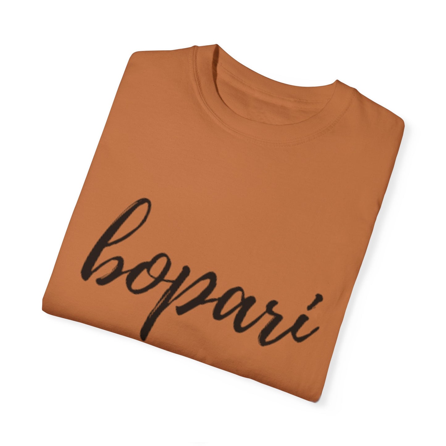 Unisex Garment-Dyed T-Shirt - "Bopari" Design - Casual Chic