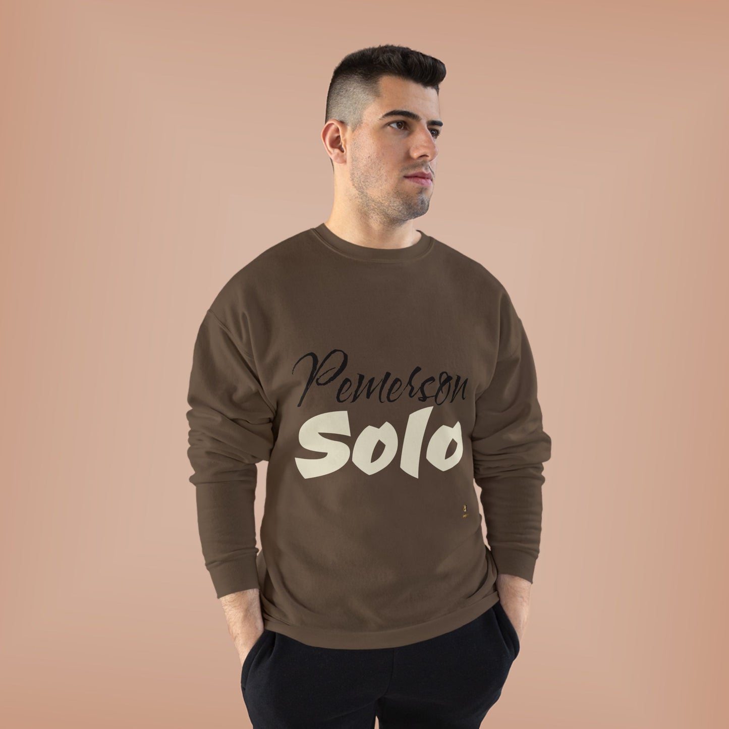 Copy of Colorful "Solo" Eco-Friendly Crewneck Sweatshirt for Casual Wear