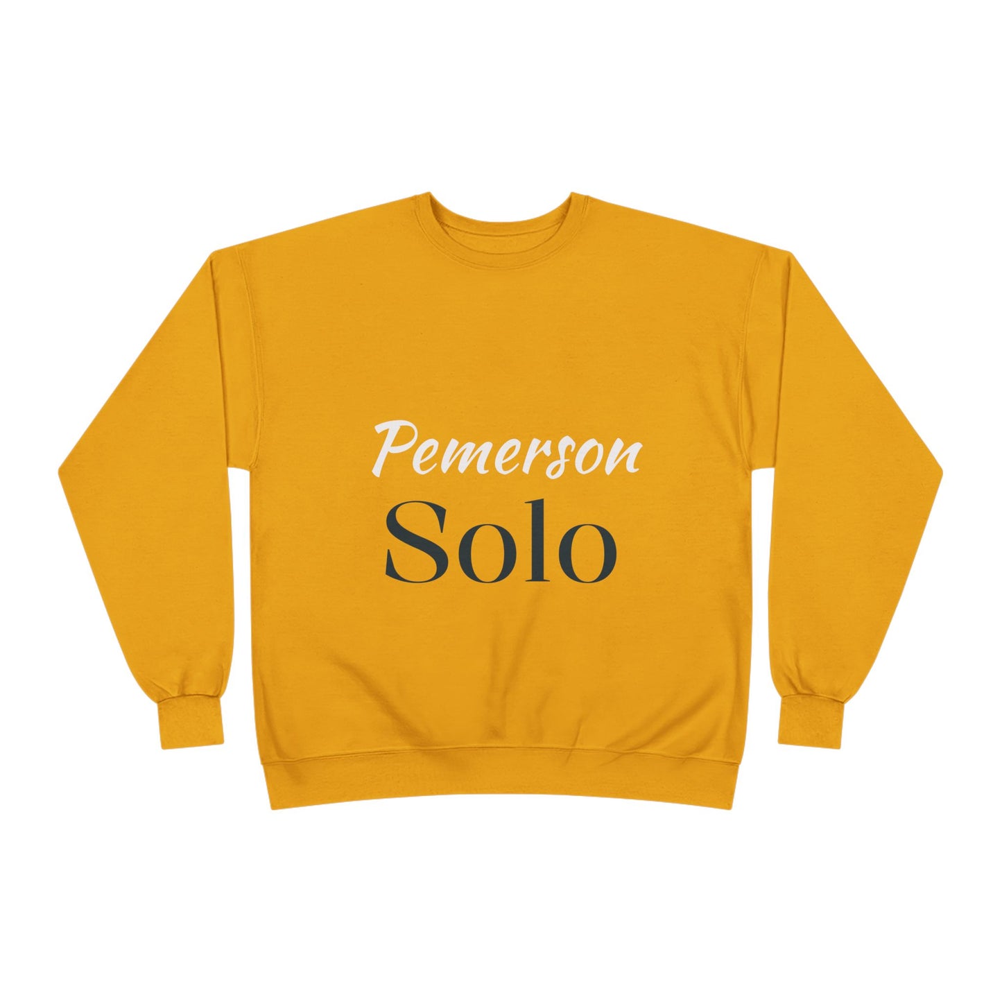Eco-Friendly Crewneck Sweatshirt - 'Pemerson Solo' Design