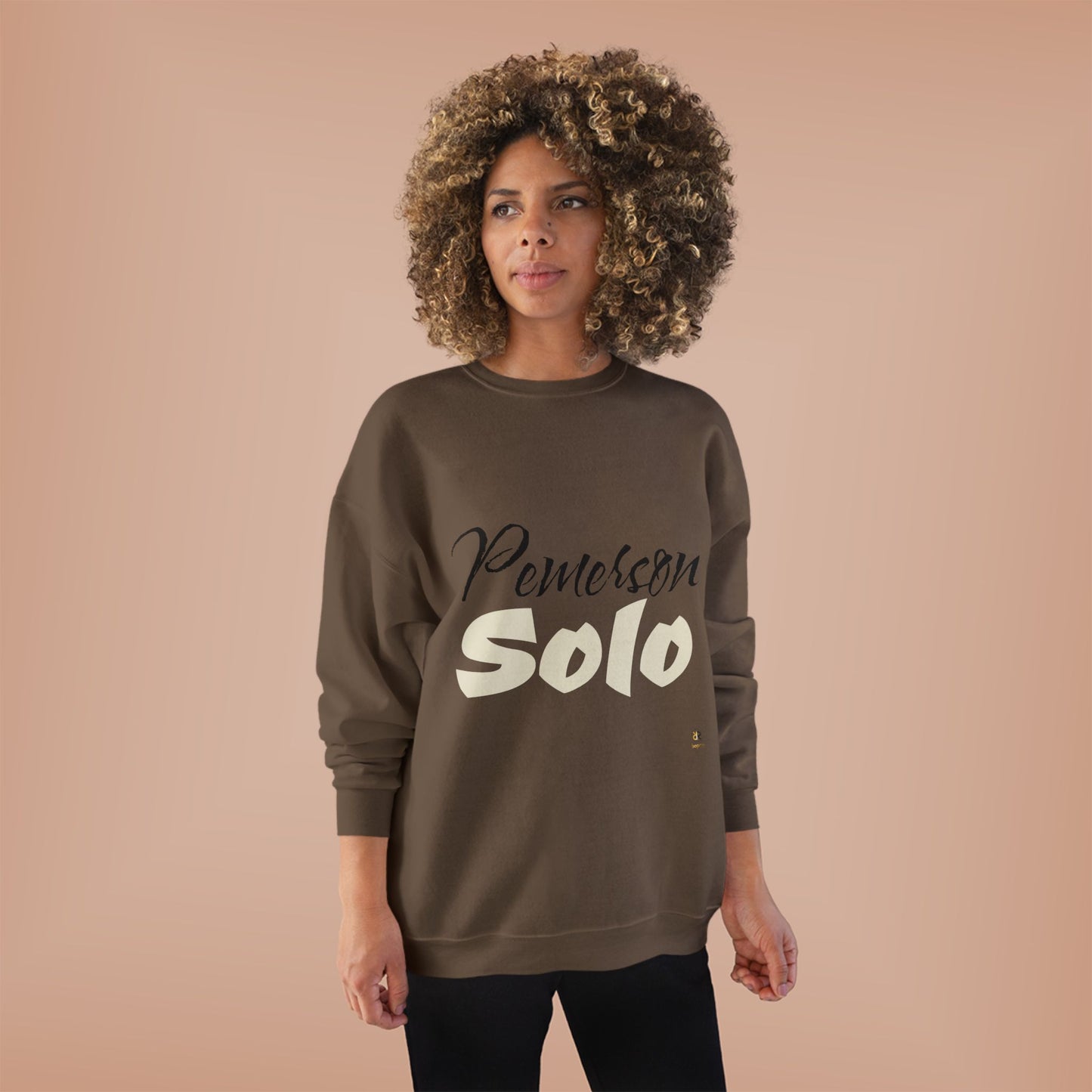 Copy of Colorful "Solo" Eco-Friendly Crewneck Sweatshirt for Casual Wear