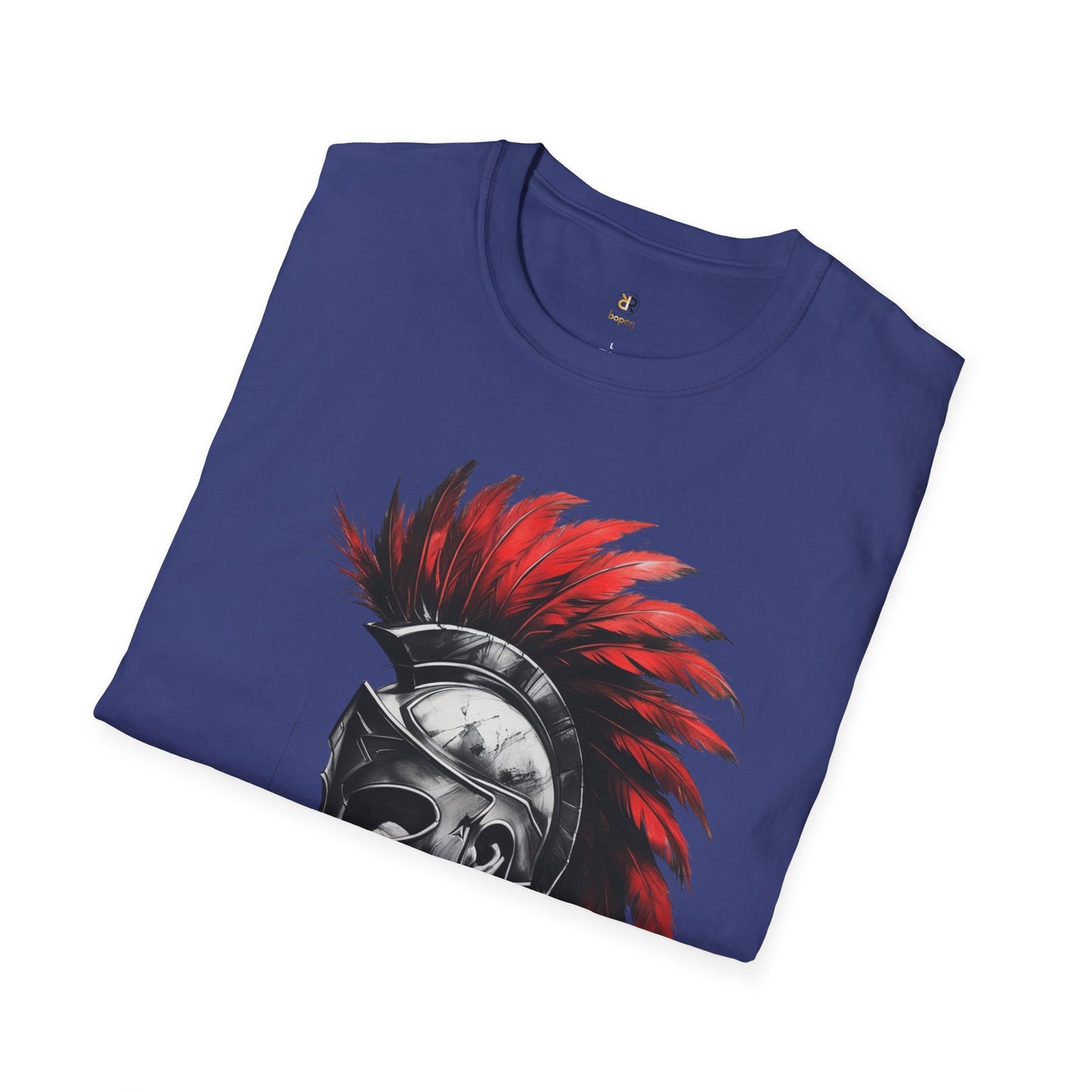 Heroic Spartan Unisex Softstyle T-Shirt - Bold Warrior Design for Fans of History and Mythology