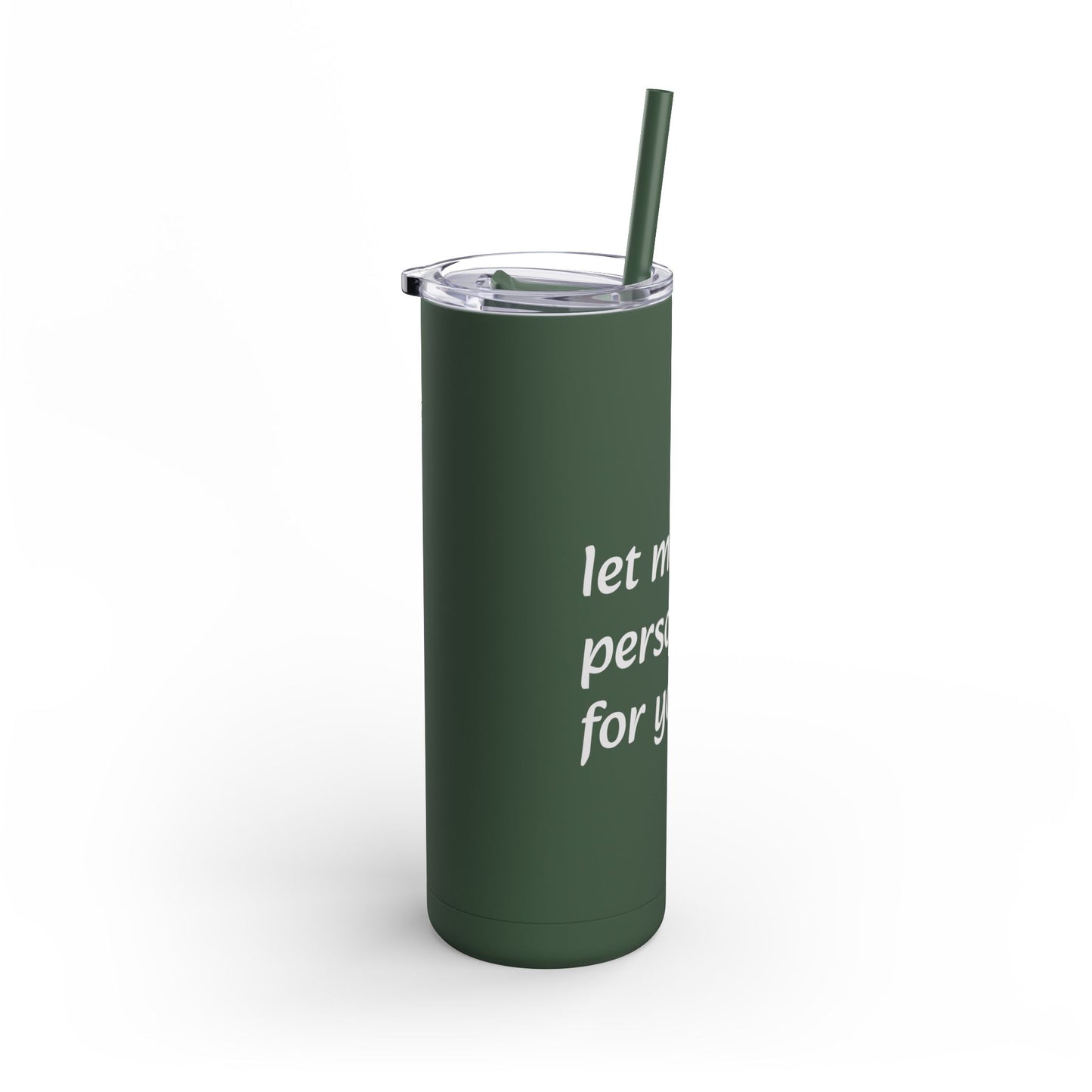 Personalized 20oz Matte Tumbler - Customizable Gift for Any Occasion