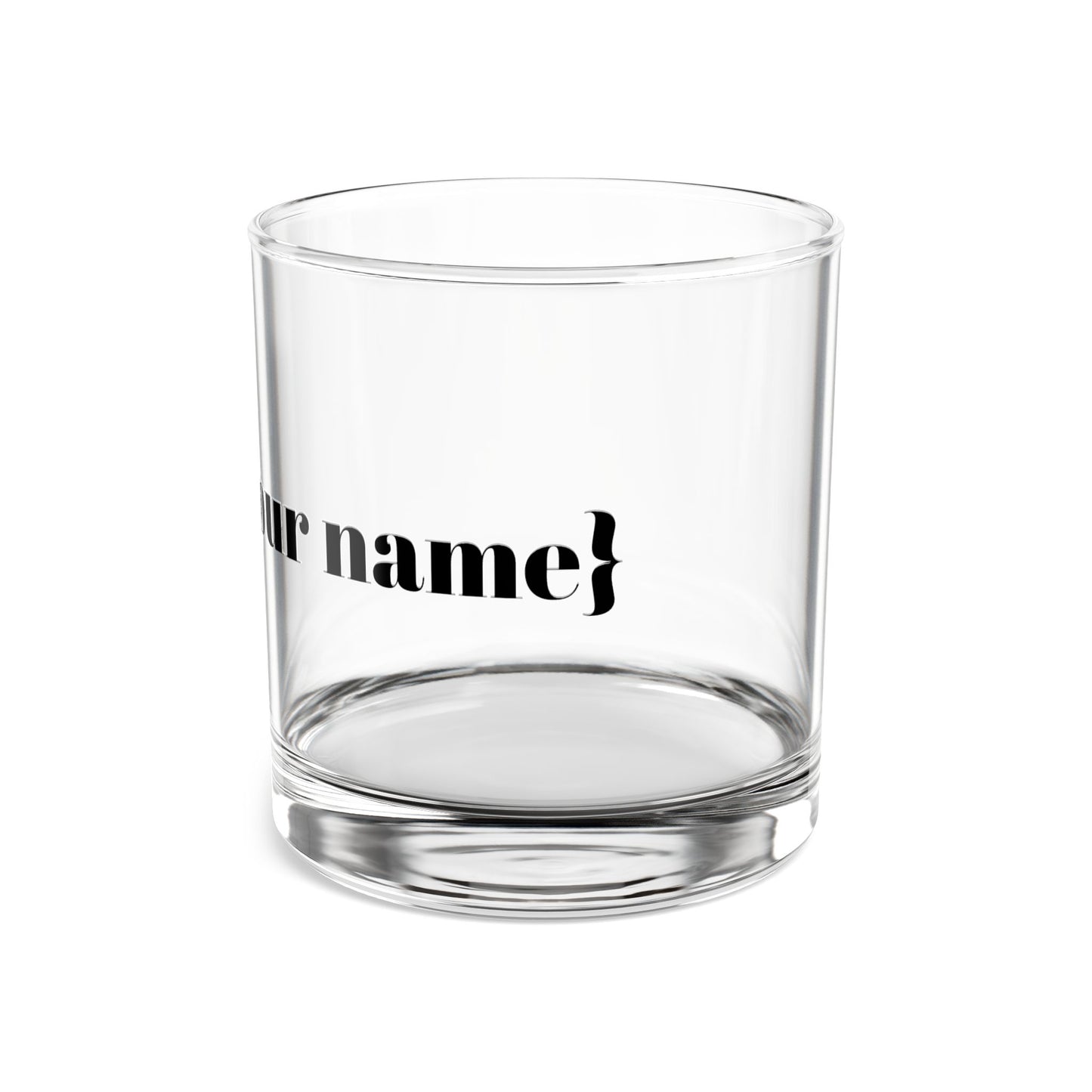 Personalized 10oz Rocks Glass - Custom Name Whiskey Tumbler for Gifts