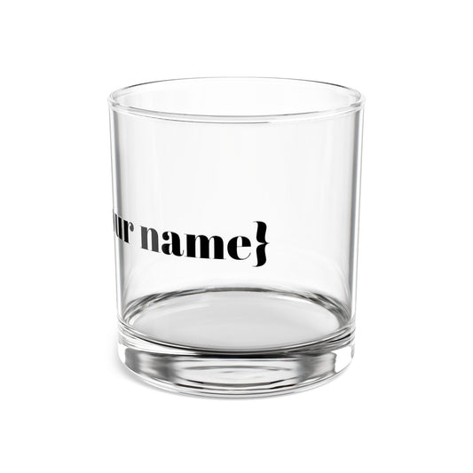 Personalized 10oz Rocks Glass - Custom Name Whiskey Tumbler for Gifts