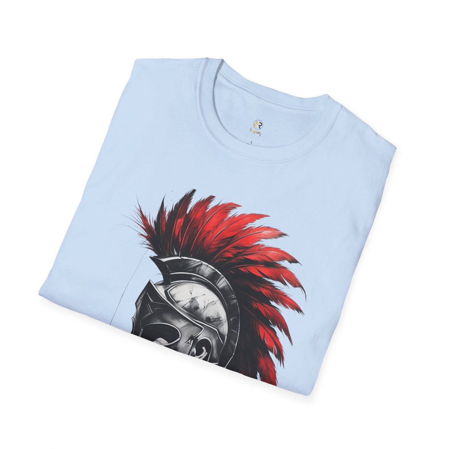 Heroic Spartan Unisex Softstyle T-Shirt - Bold Warrior Design for Fans of History and Mythology