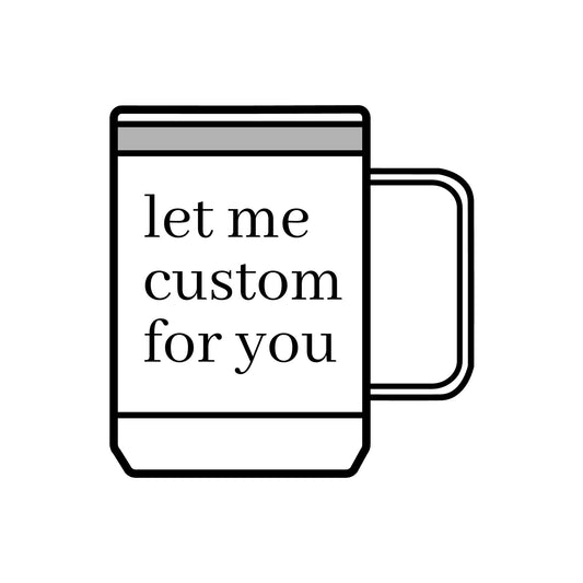 Customizable 15oz Coffee Mug Tumbler - Perfect Gift for Coffee Lovers