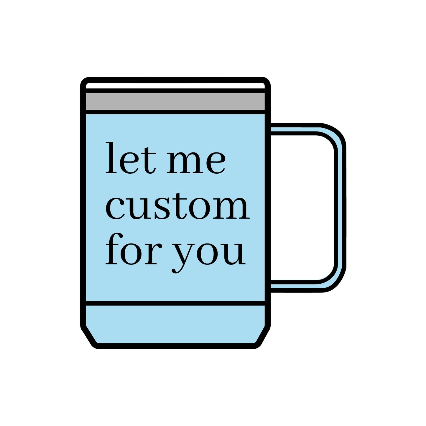 Customizable 15oz Coffee Mug Tumbler - Perfect Gift for Coffee Lovers