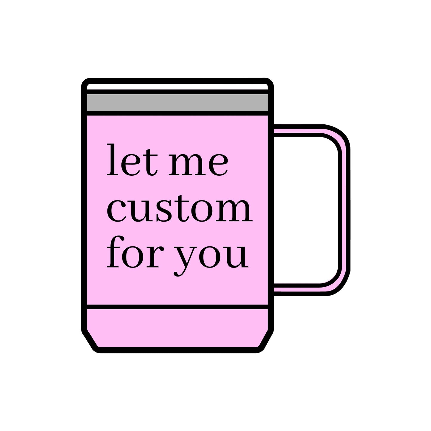 Customizable 15oz Coffee Mug Tumbler - Perfect Gift for Coffee Lovers