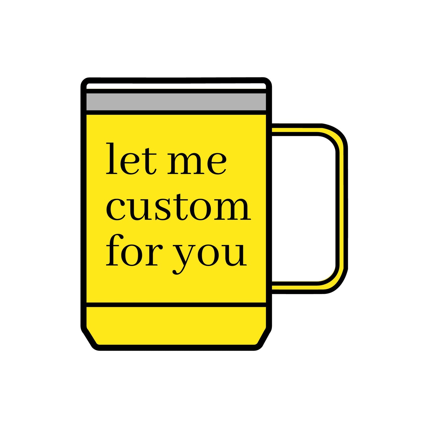 Customizable 15oz Coffee Mug Tumbler - Perfect Gift for Coffee Lovers