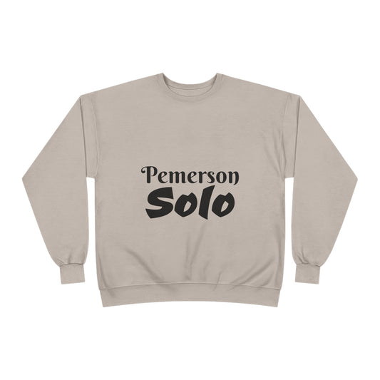 Eco-Friendly Crewneck Sweatshirt - 'Pemerson Solo' Design