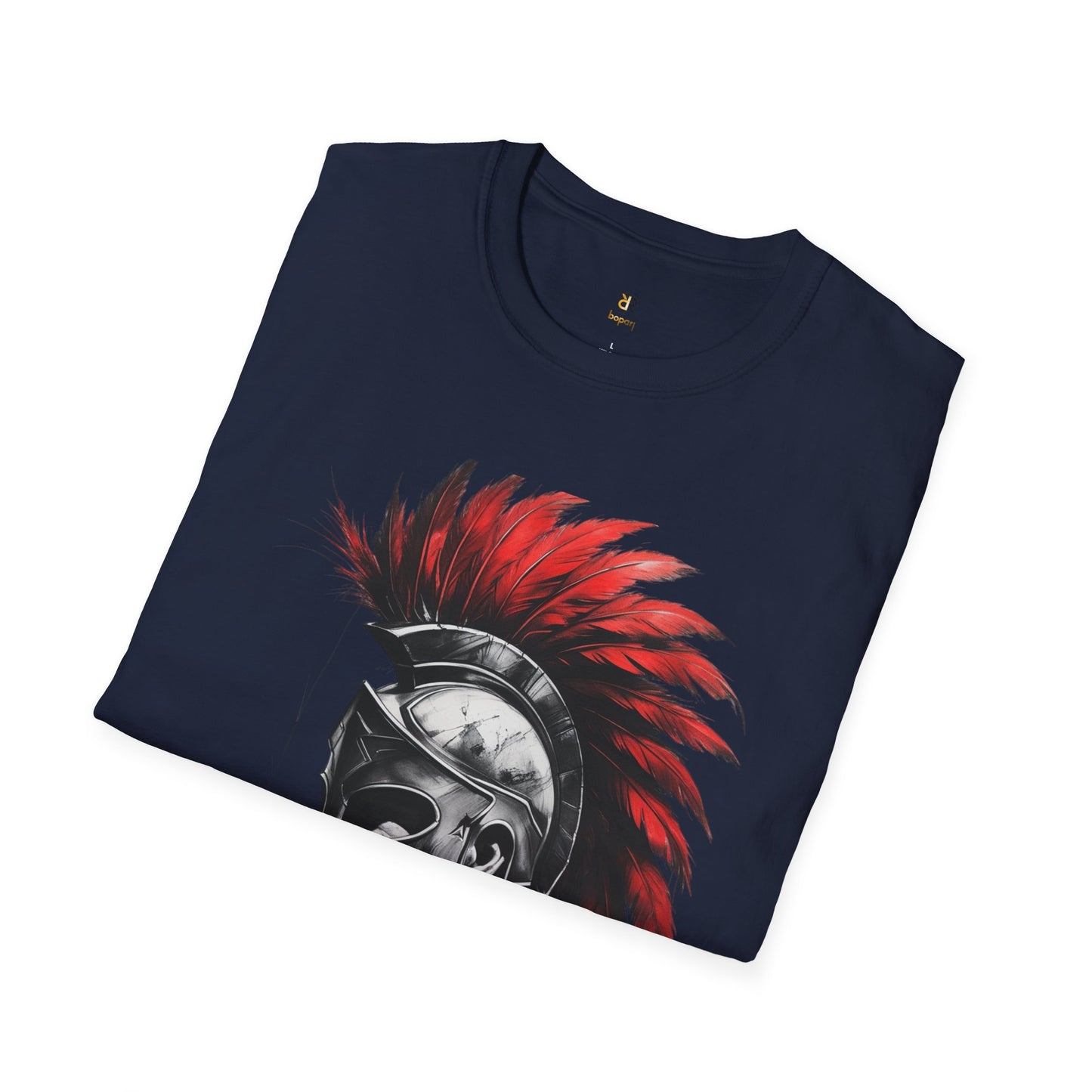 Heroic Spartan Unisex Softstyle T-Shirt - Bold Warrior Design for Fans of History and Mythology