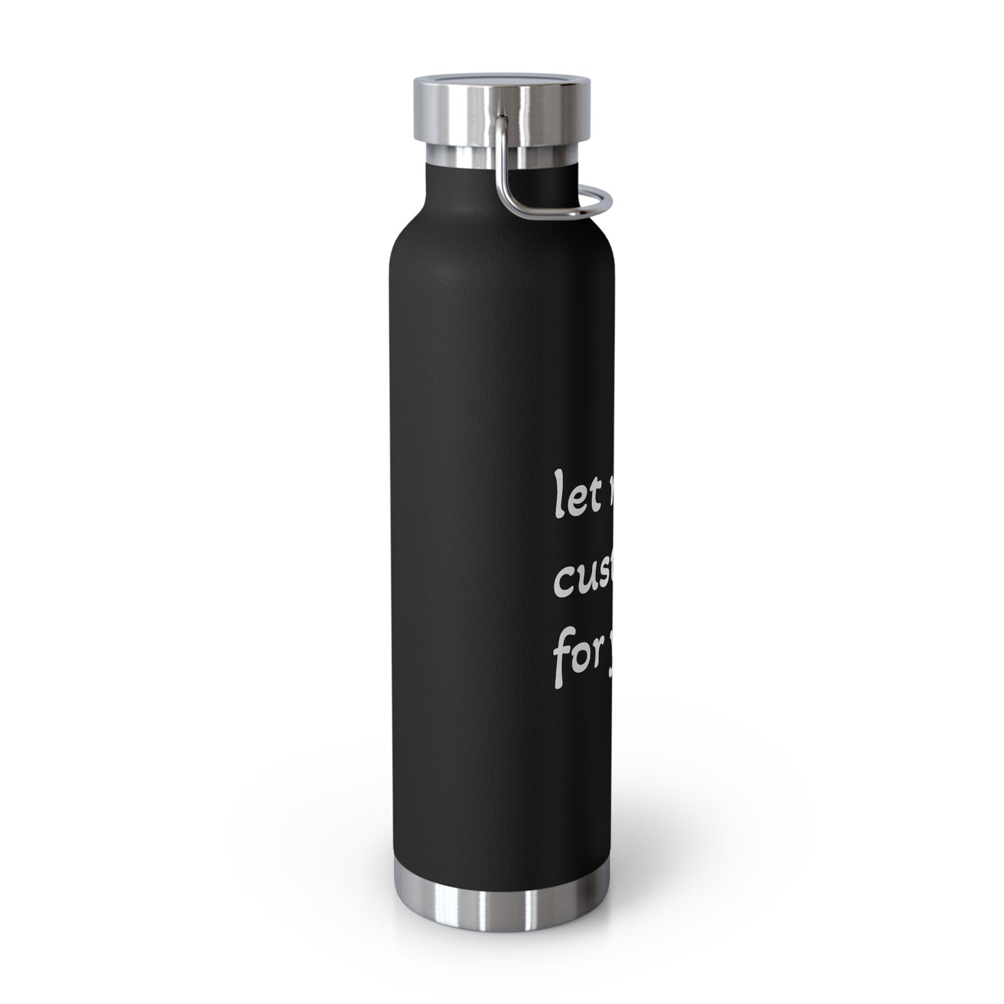 Customizable Copper Insulated Water Bottle - 22oz for Personalization