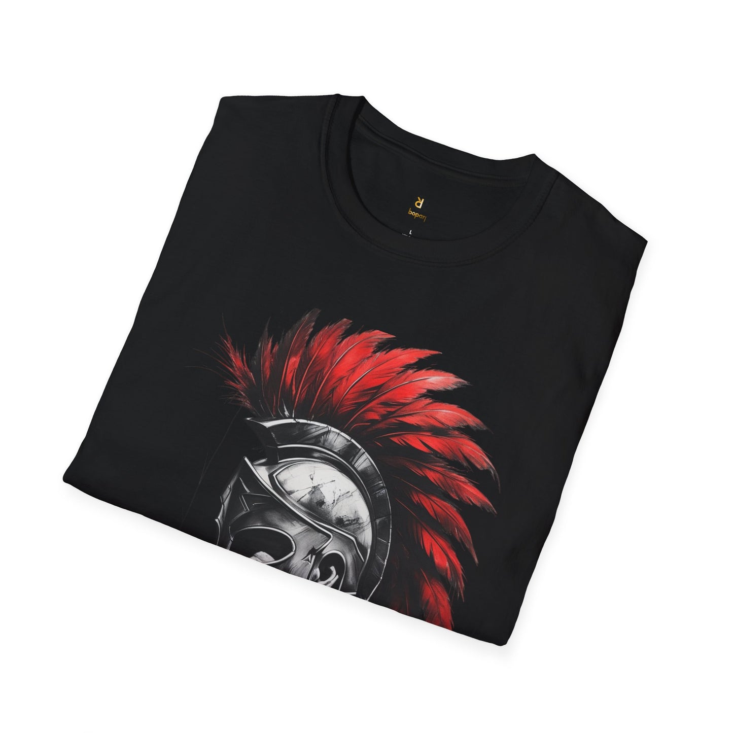 Heroic Spartan Unisex Softstyle T-Shirt - Bold Warrior Design for Fans of History and Mythology