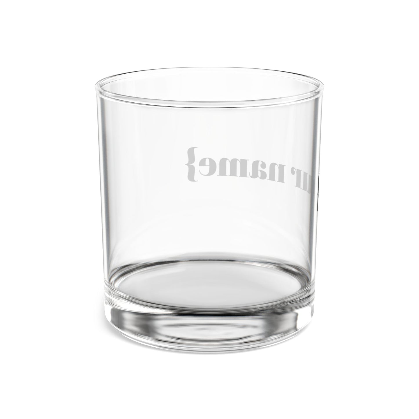 Personalized 10oz Rocks Glass - Custom Name Whiskey Tumbler for Gifts