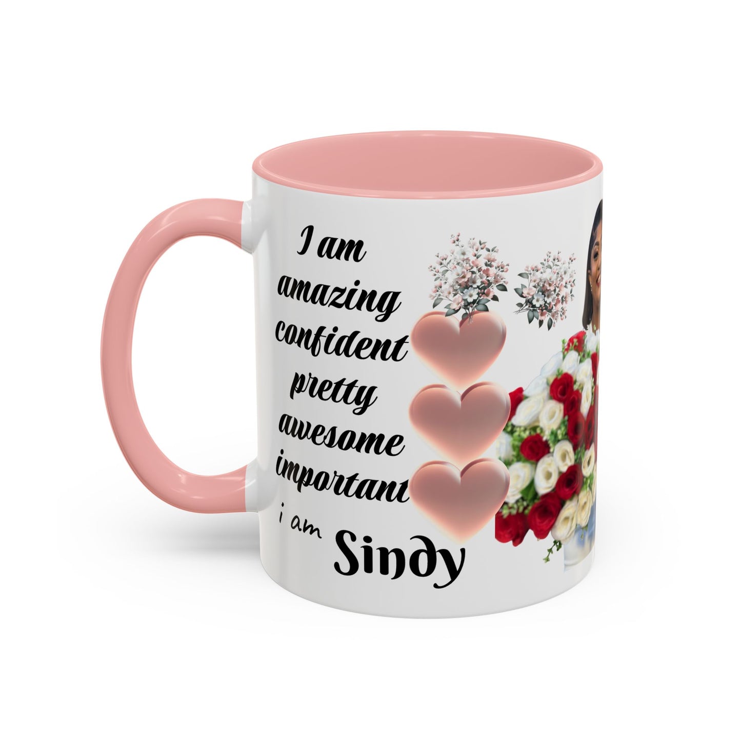 Inspirational Accent Coffee Mug - 11 & 15oz - Motivational Quote for Strength & Positivity