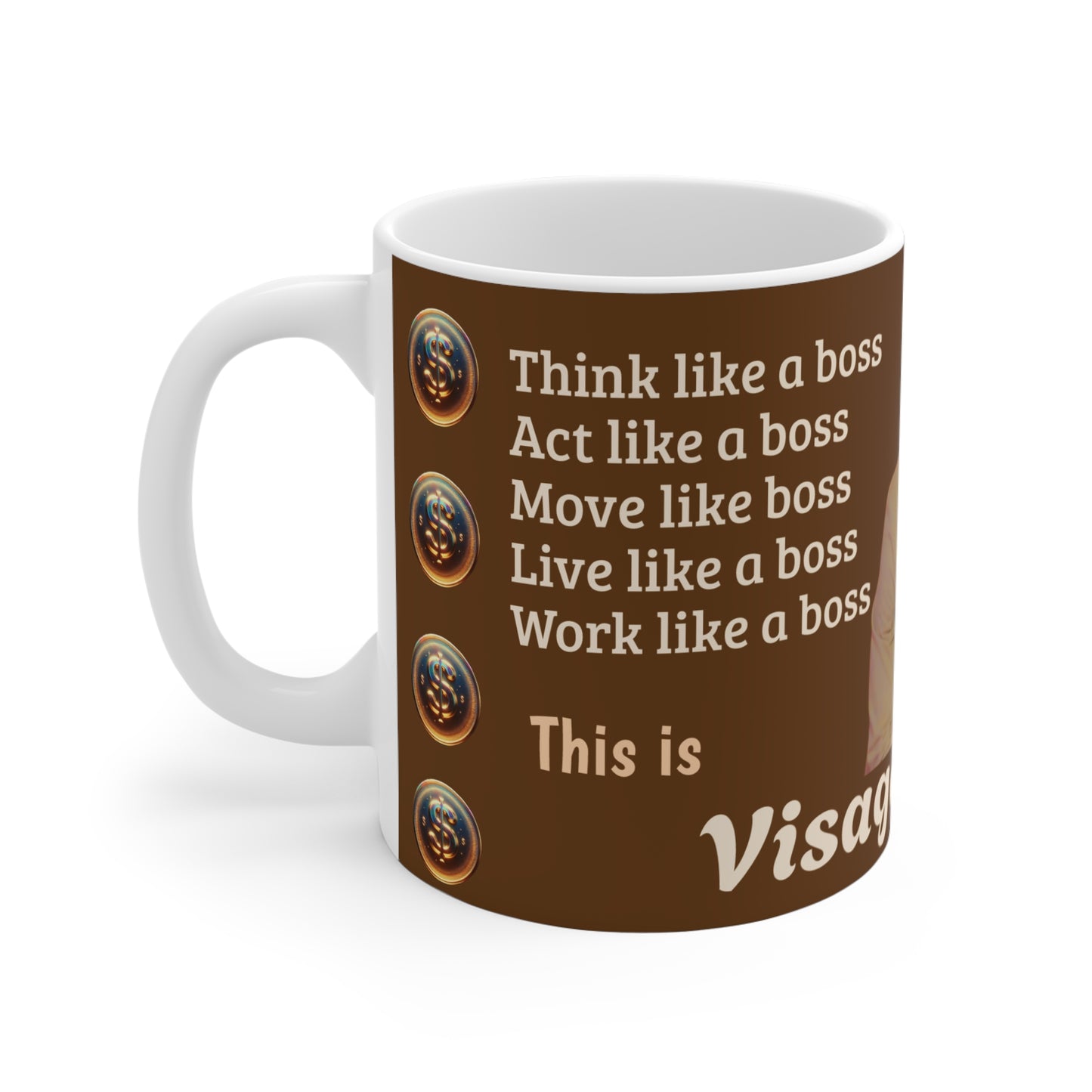 Boss Mindset Coffee Mug - 11oz Inspirational Mug for Motivation & Empowerment