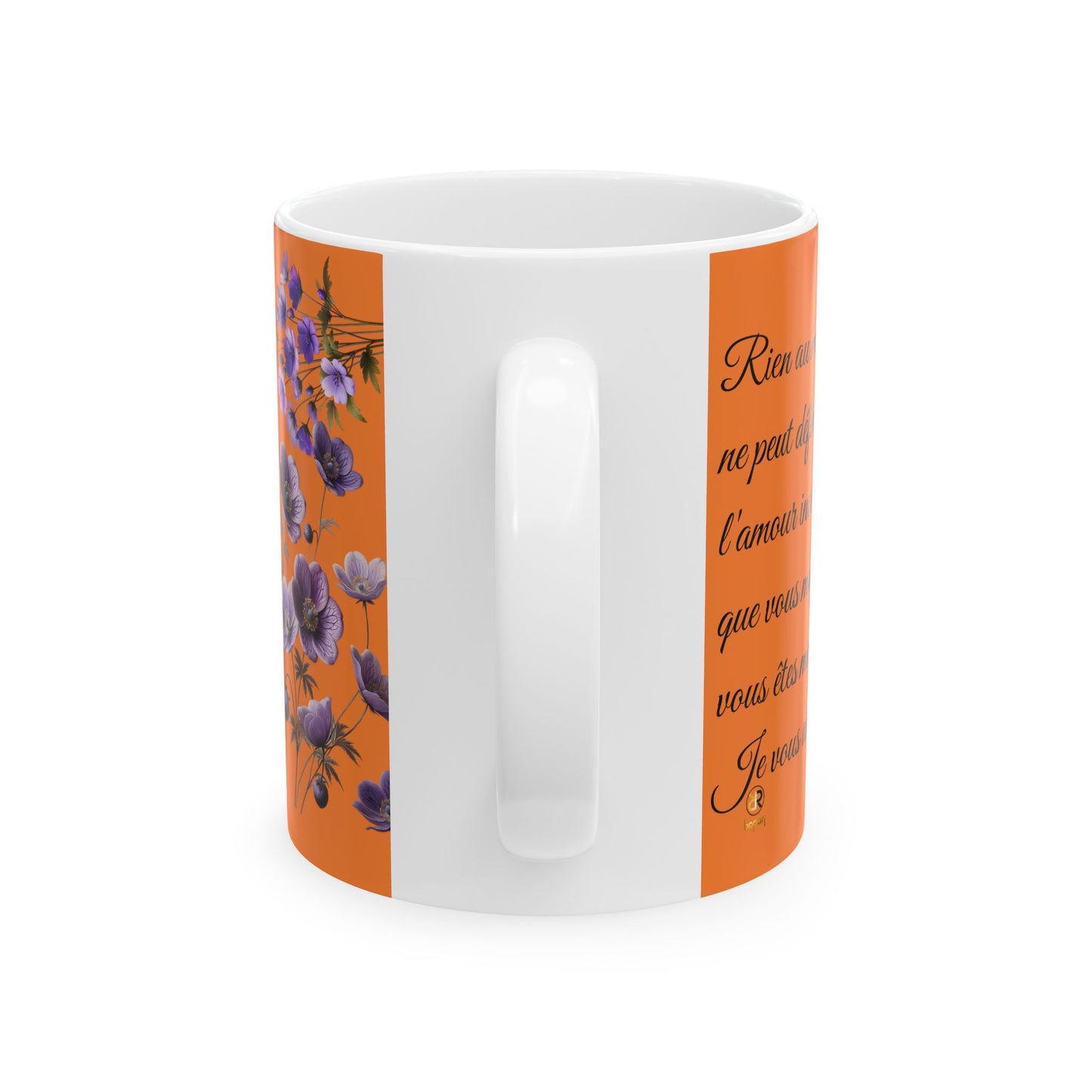 Copy of Personalized Floral Ceramic Mug for Couples | Heartwarming Gift for Anniversaries & Celebrations