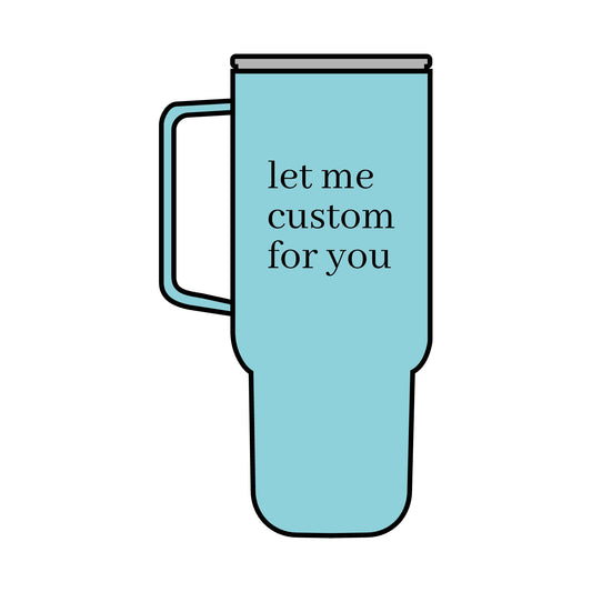 Custom Engraved 40oz Insulated Tumbler with Lid - Perfect Gift for Any Occasion!