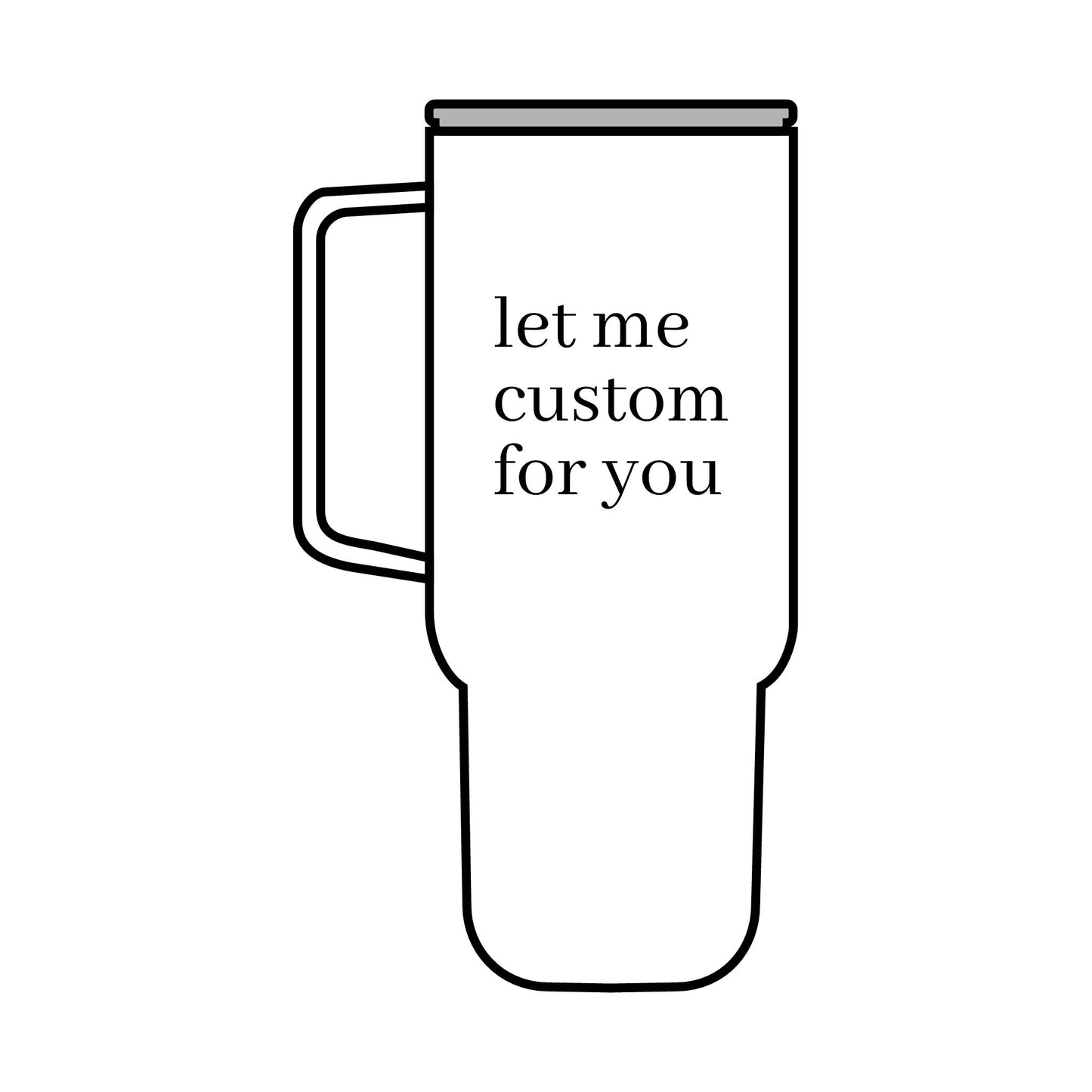 Custom Engraved 40oz Insulated Tumbler with Lid - Perfect Gift for Any Occasion!