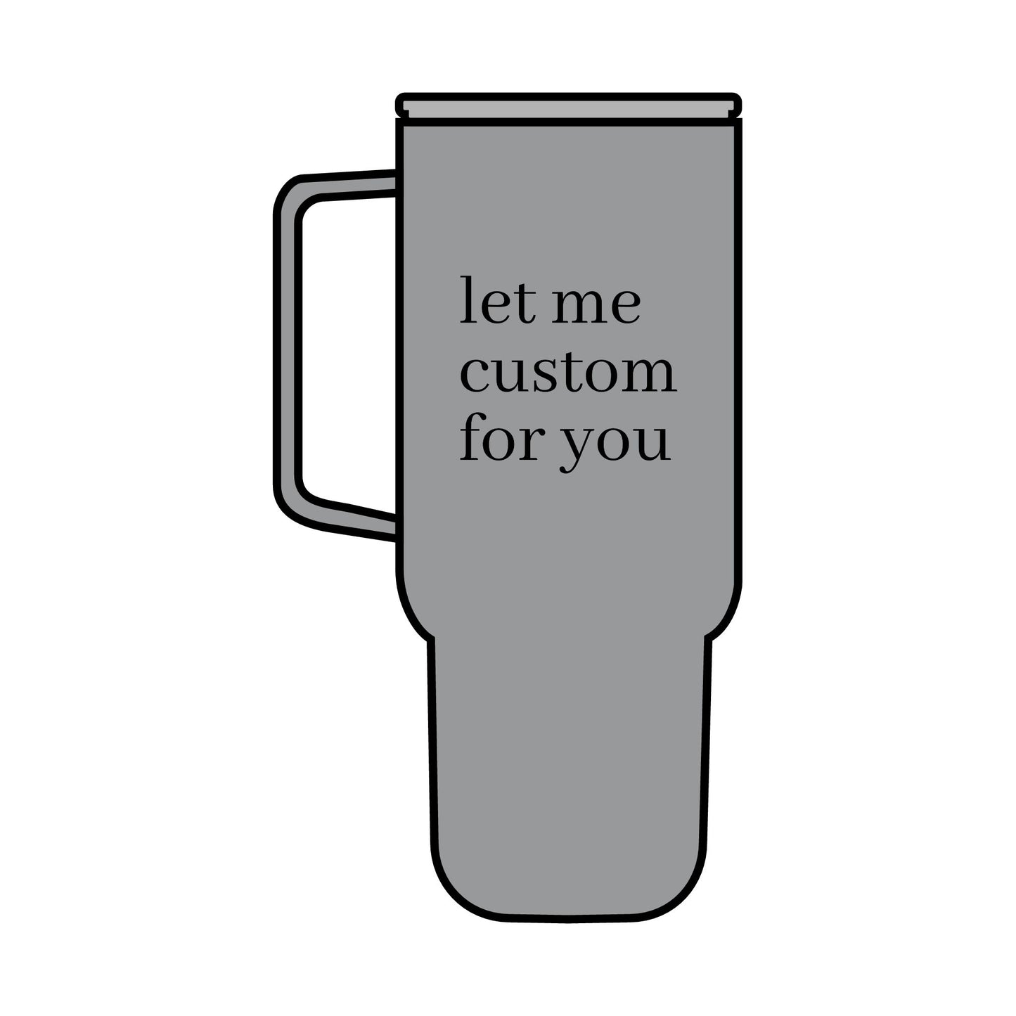 Custom Engraved 40oz Insulated Tumbler with Lid - Perfect Gift for Any Occasion!